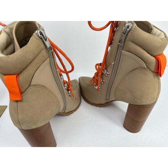 Steve Madden Size 10M Karey Leather Pointed Toe Ankle Boots 4" Heel - Picture 10 of 11